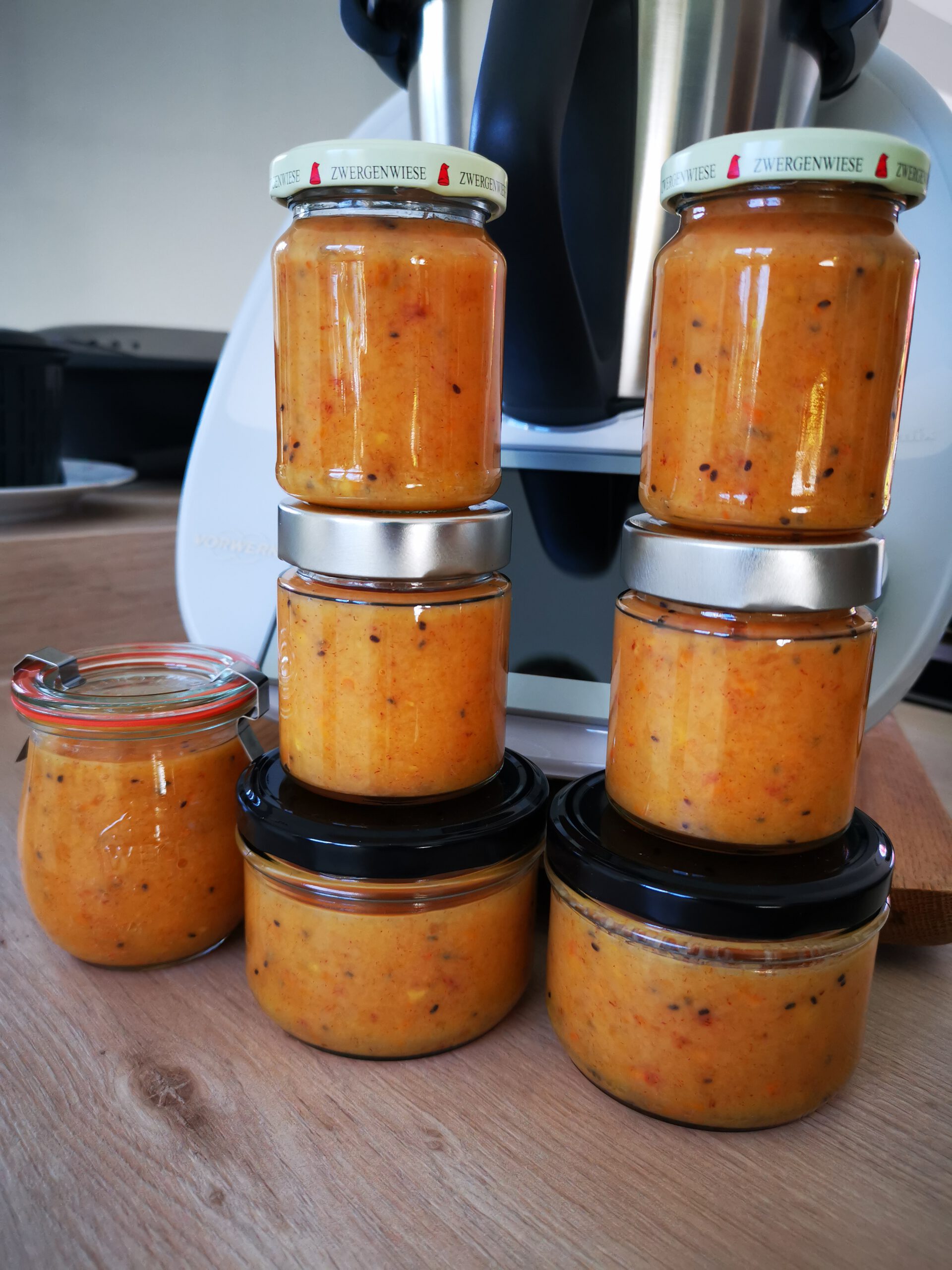 Mehr über den Artikel erfahren Kaki-Kiwi-Konfitüre mit Ingwer