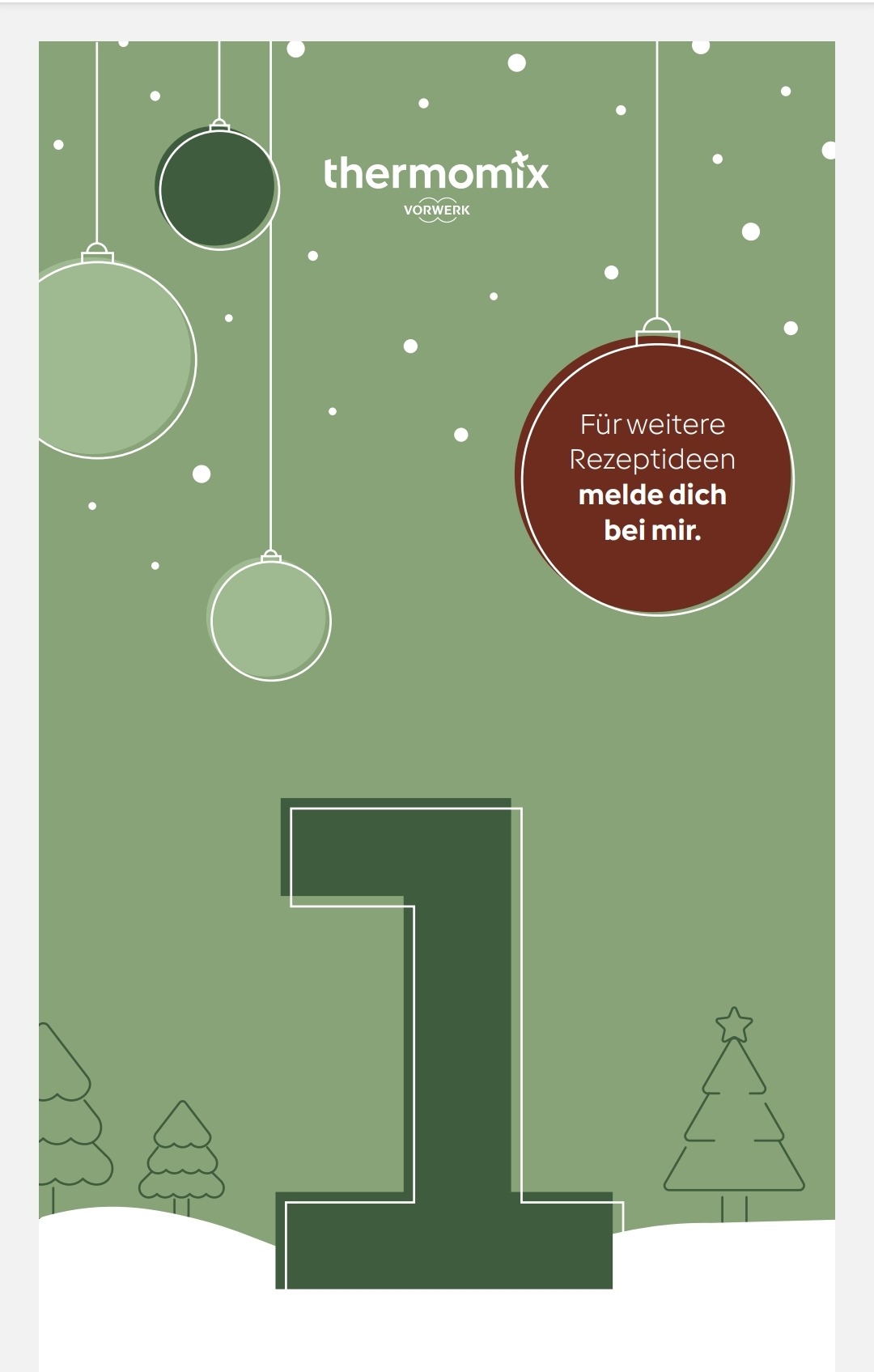 Mehr über den Artikel erfahren Adventstürchen Nr. 1 Zuckerguss